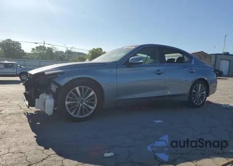2018 Infiniti Q50 Luxe from USA, damaged, VIN JN1EV7AP9JM366287